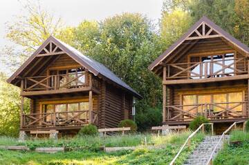 Фото номера Шале с двумя спальнями Отель Eco resort Monastic-SPA г. Оров 18